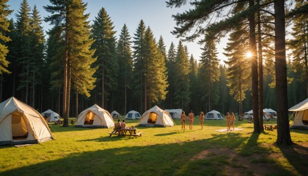 Pourquoi choisir un emplacement nu dans un camping naturiste ?